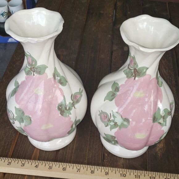 Cash Family handpainted vintage vases - Picture 1 of 9